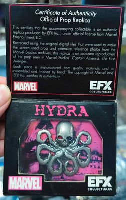 SJ1 Hydra Pin Oficial Marvel EFX