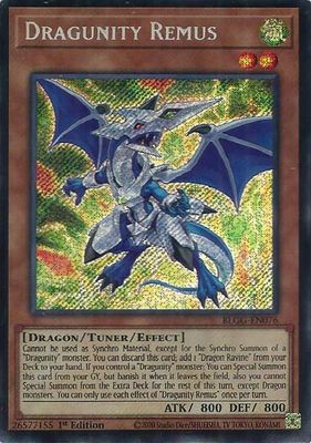 SJF Dragunity Remus - Battles of Legend: Glorious Gallery (BLGG) Secret Rare