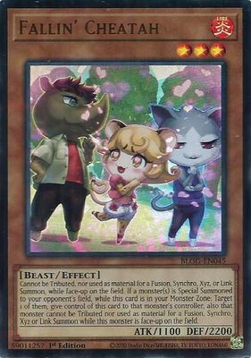 SJF Fallin' Cheatah - Battles of Legend: Glorious Gallery (BLGG) Ultra Rare