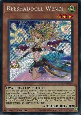 SJF Reeshaddoll Wendi - Battles of Legend: Glorious Gallery (BLGG) Secret Rare
