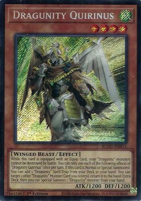 SJF Dragunity Quirinus - Battles of Legend: Glorious Gallery (BLGG) Secret Rare