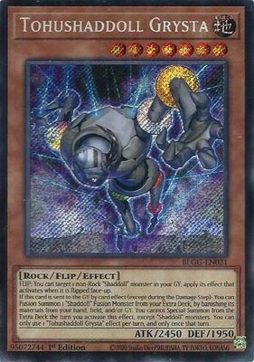 SJF Tohushaddoll Grysta - Battles of Legend: Glorious Gallery (BLGG) Secret Rare