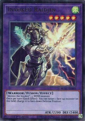 SJF Invoked Raidjin - Battles of Legend: Glorious Gallery (BLGG) Ultra Rara