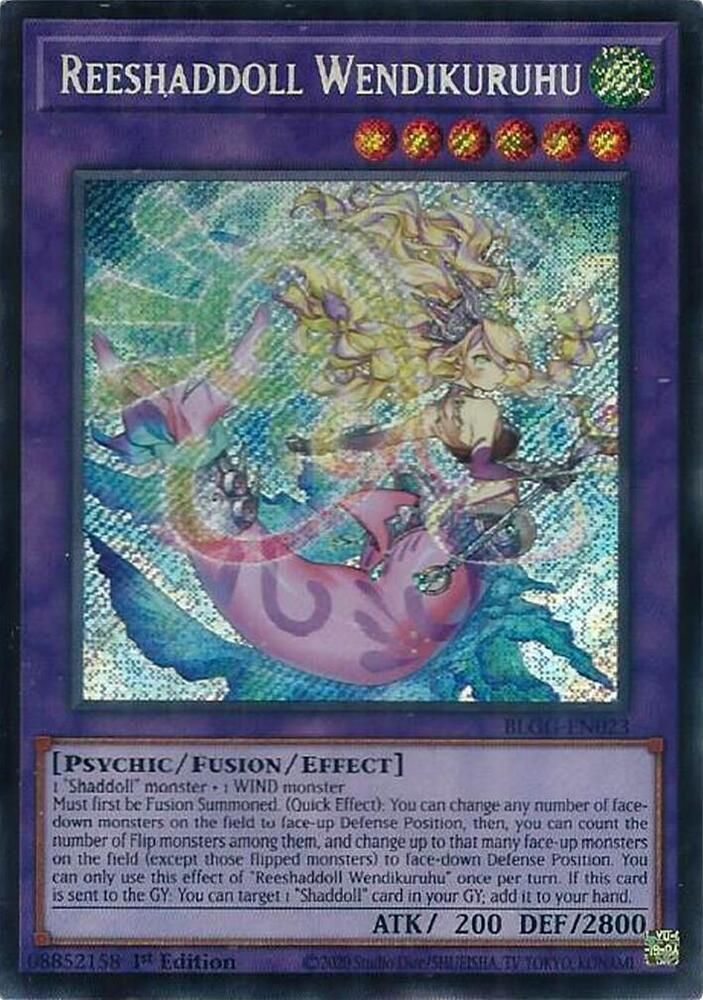 SJF Reeshaddoll Wendikuruhu - Battles of Legend: Glorious Gallery (BLGG) Secret Rare