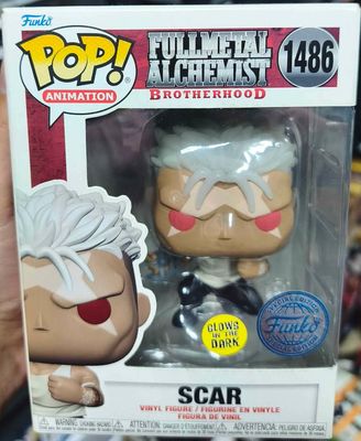 SJ1 Scar Figura Funko Pop 1485 Full Metal Alchemist Figura