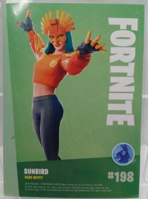 SJF Sunbird # 198 2019 Panini Fortnite Series 1 Base  USA Print