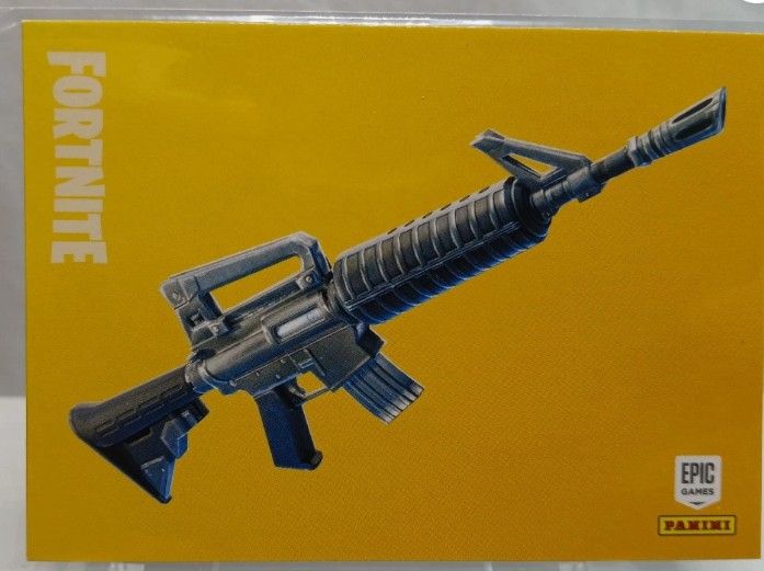 SJF Assault Rifle # 102 2019 Panini Fortnite Series 1 Base  USA Print