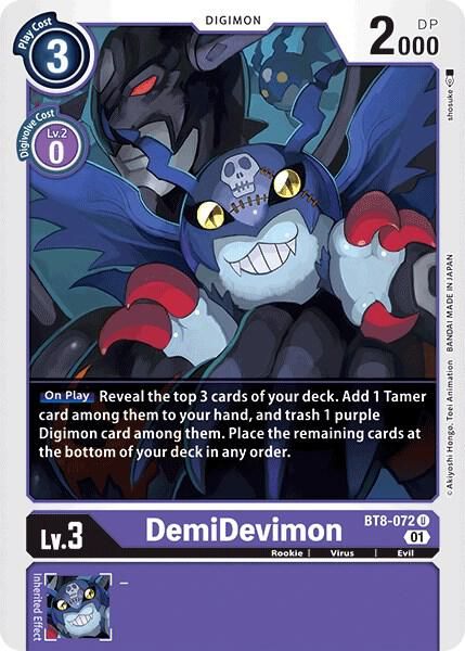 SJF DemiDevimon - New Awakening (BT-08)