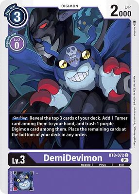 SJF DemiDevimon - New Awakening (BT-08)