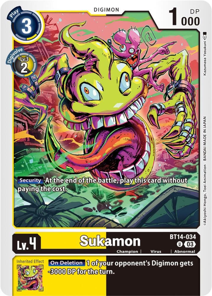 SJF Sukamon - Blast Ace (BT14) Blast Ace