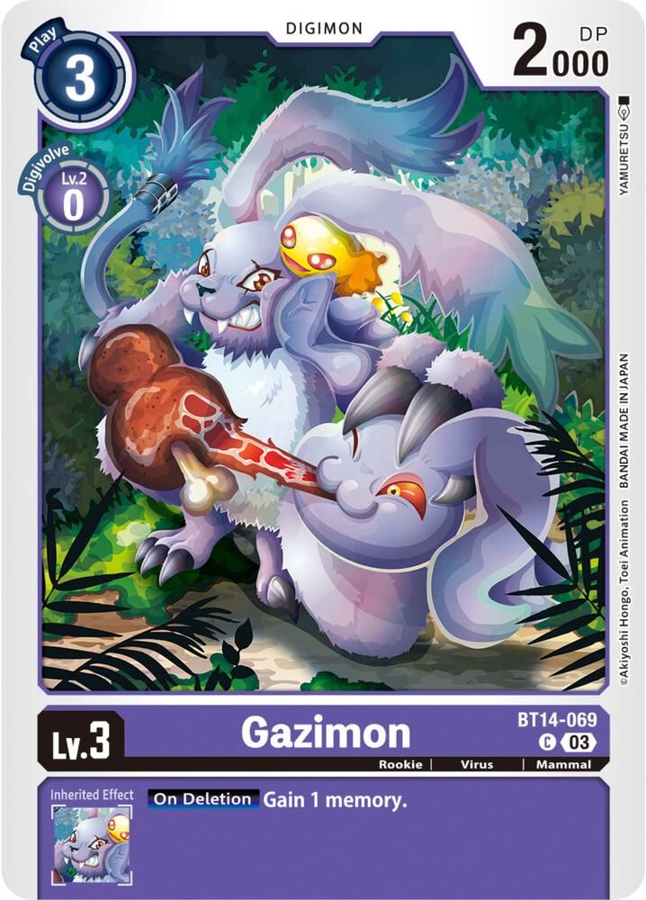 SJF Gazimon - Blast Ace (BT-14)