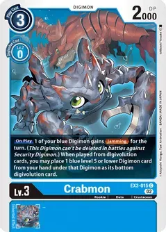 SJF Crabmon - Draconic Roar (EX03) Draconic Roar