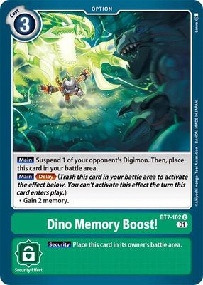 SJF Dino Memory Boost! - Next Adventure (BT-07)