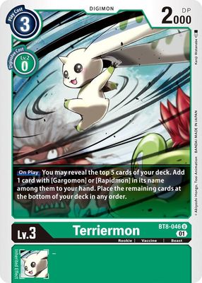 SJF Terriermon - New Awakening (BT-08)