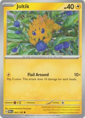 SJF Joltik - 064/182 - Common Scarlet &amp; Violet: Paradox Rift Singles