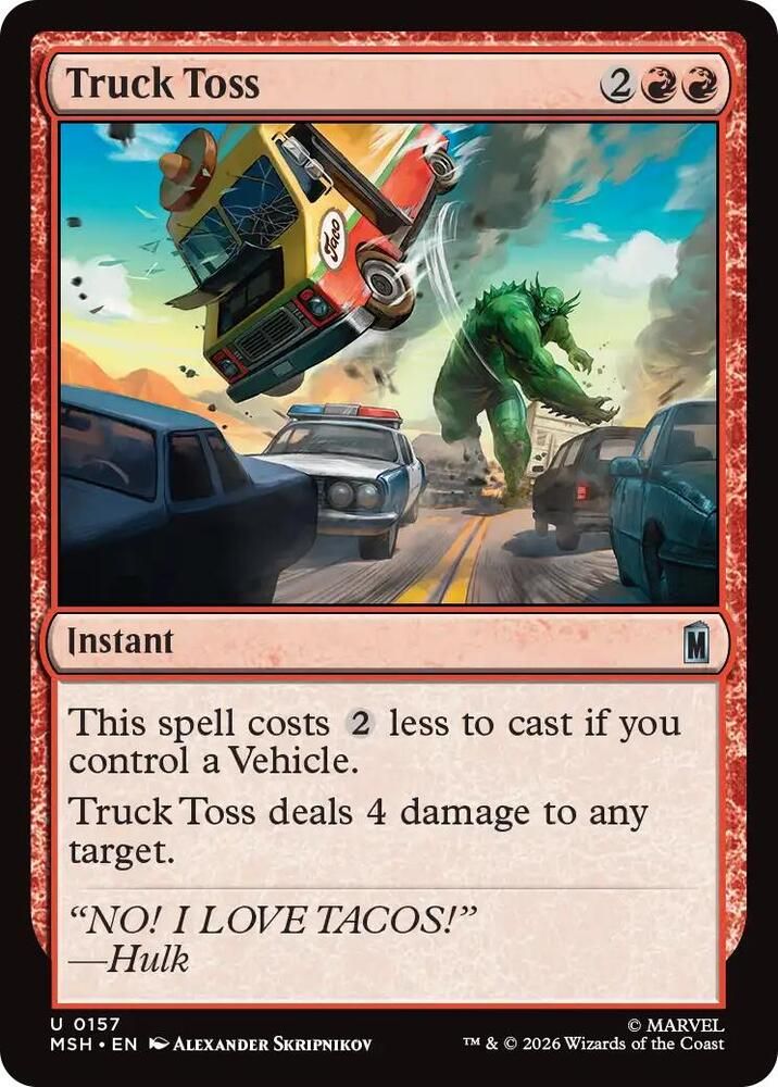 SJF Truck Toss - Marvel Super Heroes (MSH)