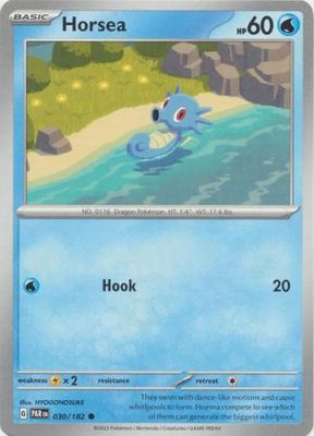 SJF Horsea - 030/182 - Common Scarlet &amp; Violet: Paradox Rift Singles