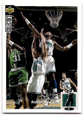SJ6 1994-95 Collector's Choice #133 Alonzo Mourning