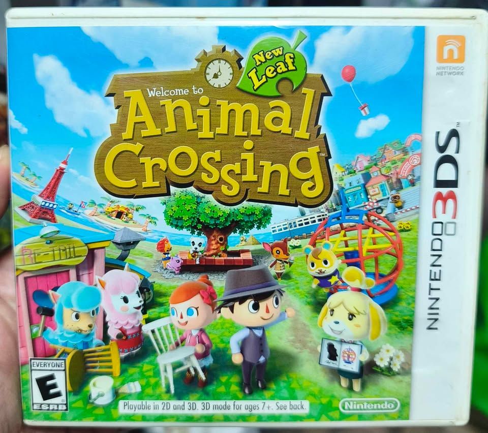 SJ1 Animal Crossing New Leaf Nintendo 3DS Usado Completo