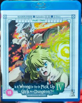 SJ2 It is Wrong to try to Pick Up Girls in a Dungeon IV Familia Myth Blu Ray Original Usado Completo