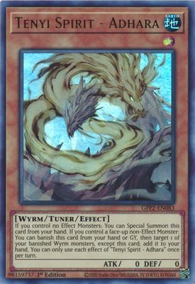 Tenyi Spirit - Adhara - GFP2-EN083 - Ultra Rare 1st Edition Ghosts From The Past: The 2nd Haunting 1st Edition Singles