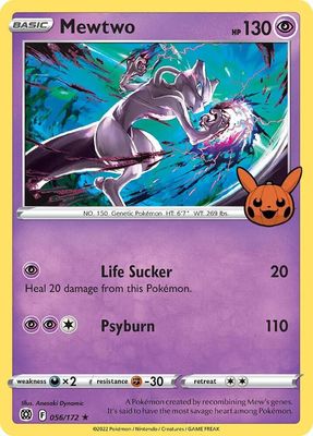 Mewtwo - Trick or Trade BOOster Bundle (TTBB) Holo Rare