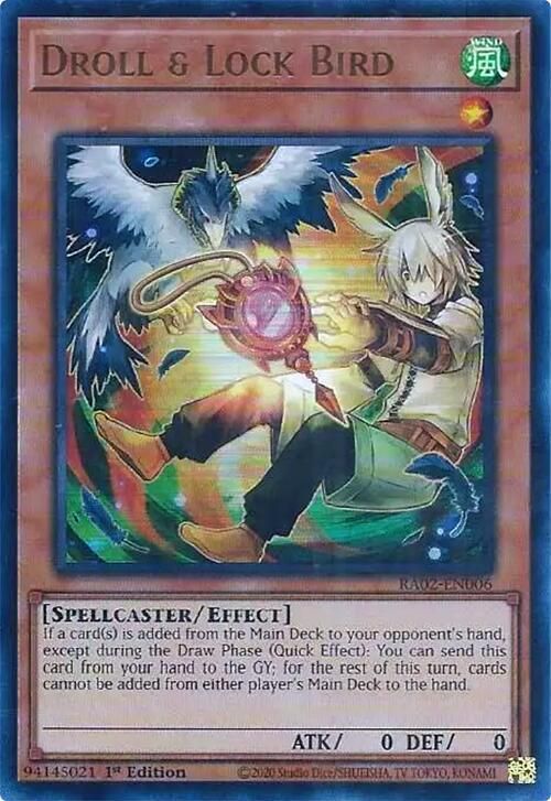 Droll &amp; Lock Bird (Alternate Art) (UR) - 25th Anniversary Rarity Collection II (RA02) Ultra Rare