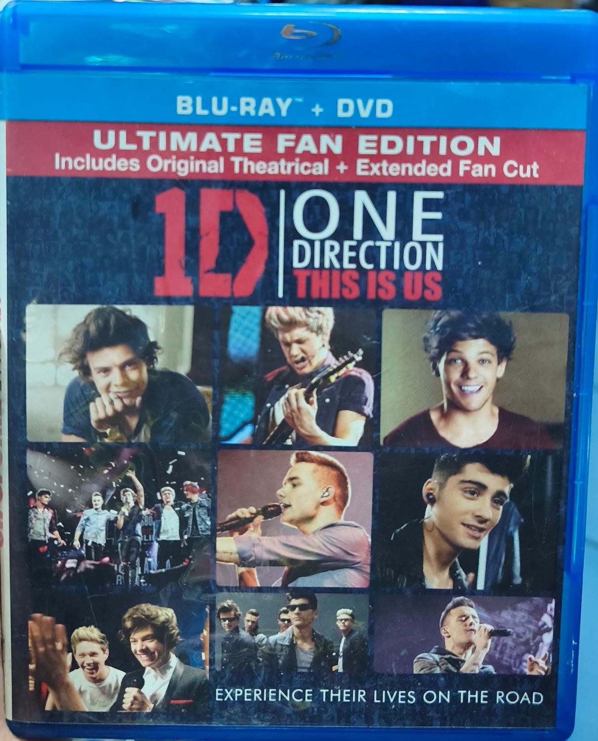 SJ2 One Direction Blu Ray Original Usado Completo Rayado 2 Discos 