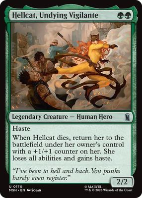 Hellcat, Undying Vigilante - Marvel Super Heroes (MSH)