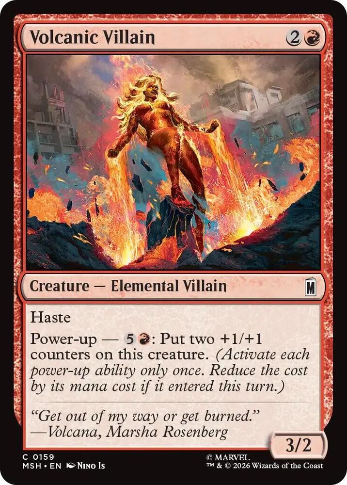 Volcanic Villain - Marvel Super Heroes (MSH)