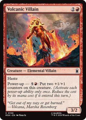 Volcanic Villain - Marvel Super Heroes (MSH)