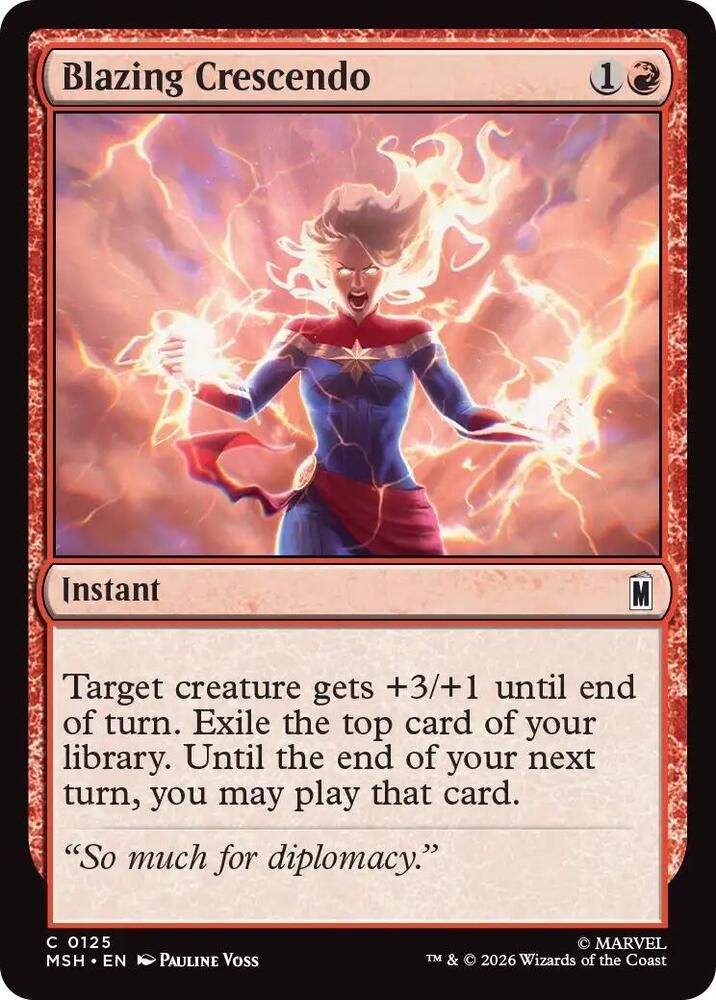Blazing Crescendo - Marvel Super Heroes (MSH)