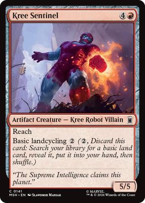 Kree Sentinel - Marvel Super Heroes (MSH)