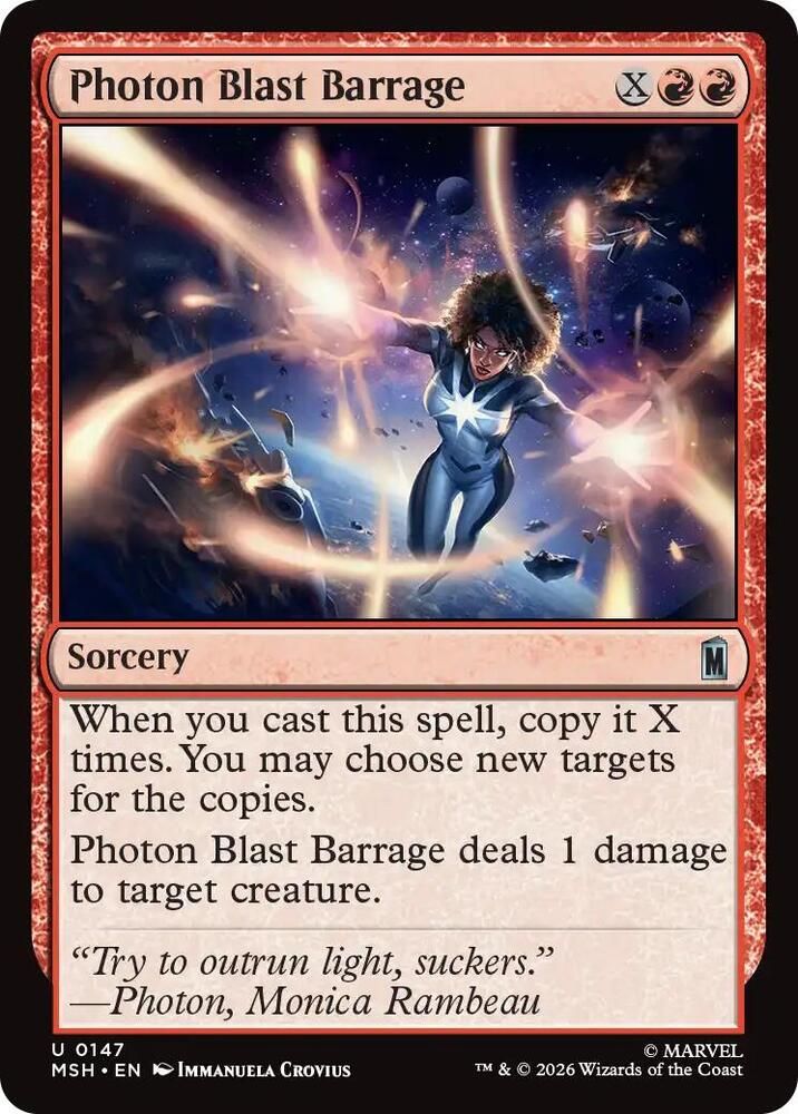 Photon Blast Barrage - Marvel Super Heroes (MSH)