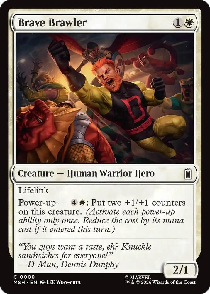 Brave Brawler - Marvel Super Heroes (MSH)