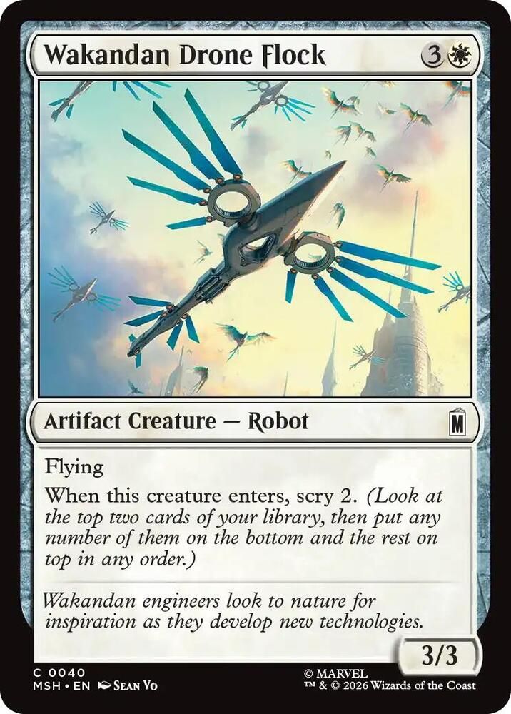 Wakandan Drone Flock - Marvel Super Heroes (MSH)