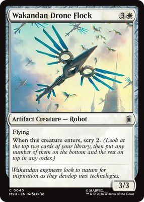 Wakandan Drone Flock - Marvel Super Heroes (MSH)