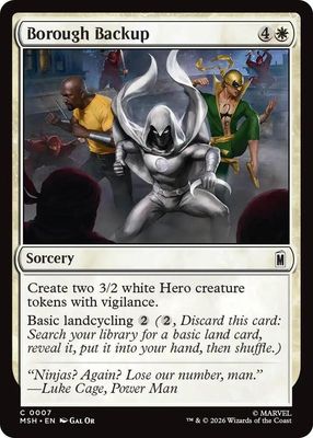 Borough Backup - Marvel Super Heroes (MSH)