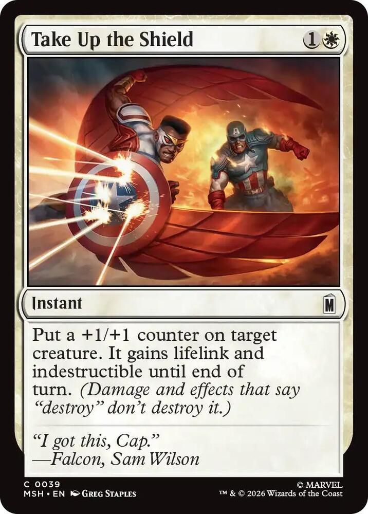 Take Up the Shield - Marvel Super Heroes (MSH)