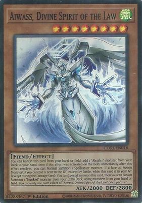 SJF Aiwass, Divine Spirit of the Law - Chaos Origins (CORI) Super Rare