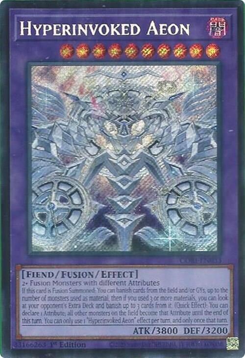 SJF Hyperinvoked Aeon - Chaos Origins (CORI) Secret Rare