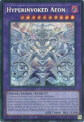 SJF Hyperinvoked Aeon - Chaos Origins (CORI) Secret Rare