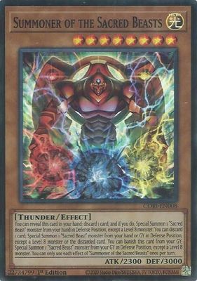 SJF Summoner of the Sacred Beasts - Chaos Origins (CORI) Super Rare