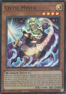 SJF Celtic Mystic - Chaos Origins (CORI) Super Rare