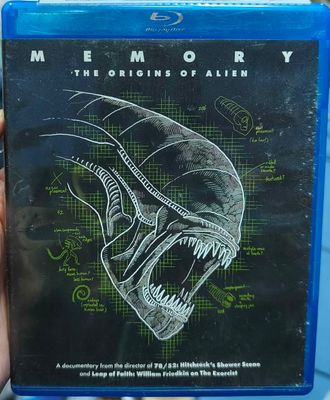 SJ2 Memory The Origins of Alien Blu Ray Original Usado Completo Ingles Estado 8/10