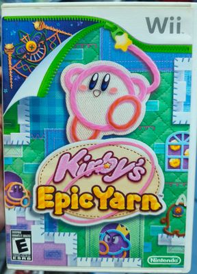 SJ2 Kirby Epic Yarn Nintendo Wii Usado Completo Estado 7/10