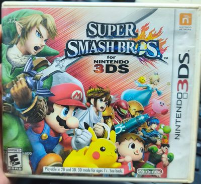 SJ2 Súper Smash Bros 3ds Usado Completo Estado 6/10
