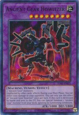 Ancient Gear Howitzer - RA03-EN035 - Ultra Rare 1st Edition Quarter Century Bonanza 1st Edition Singles
