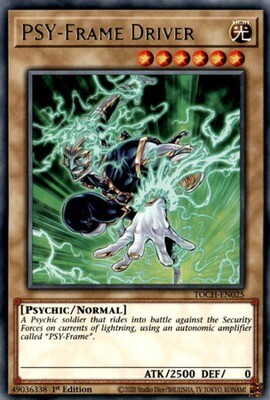 PSY-Frame Driver - TOCH-EN025 - Rare 1st Edition Toon Chaos 1st Edition Singles