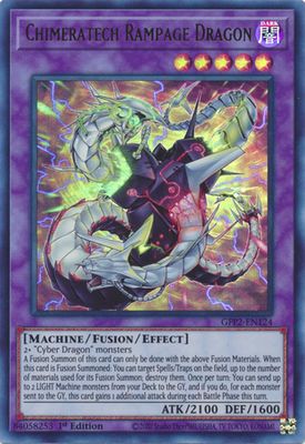 Chimeratech Rampage Dragon - GFP2-EN124 - Ultra Rare 1st Edition Ghosts From The Past: The 2nd Haunting 1st Edition Singles *Espanol*